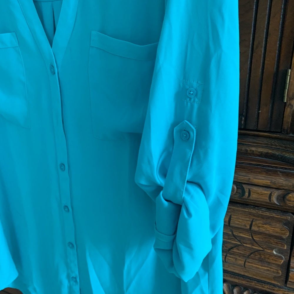 Blue express blouse - Picture 3 of 4